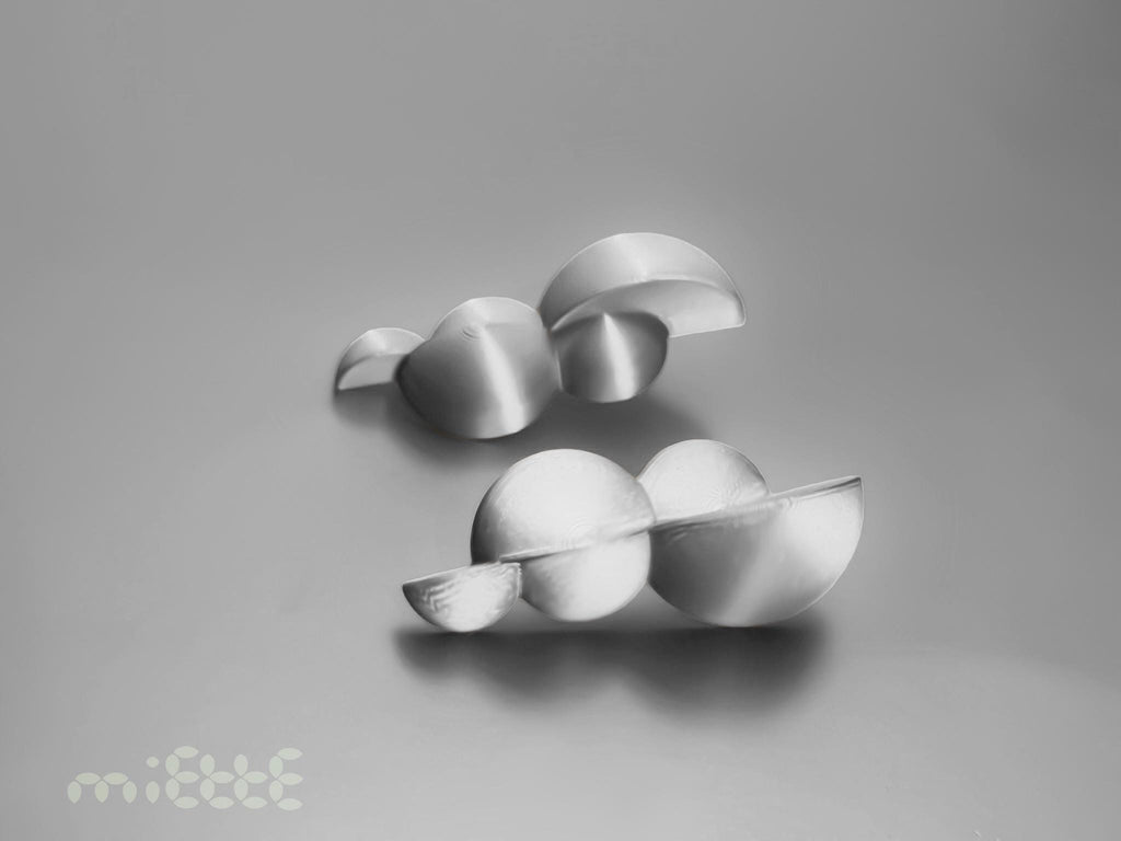Boucles miette argenté