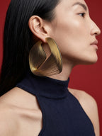 "Circonstances" Hoop Earrings