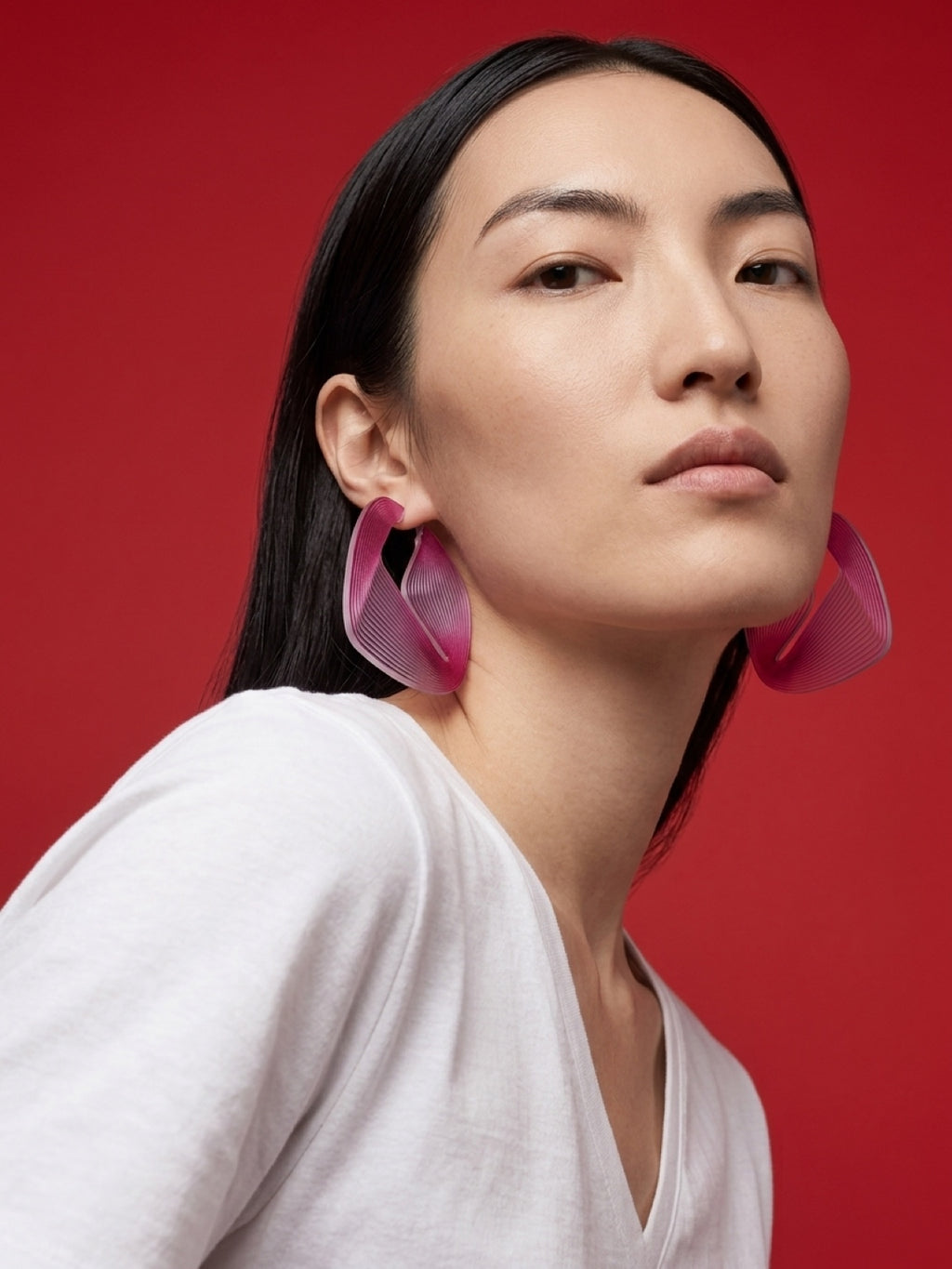 "Circonstances" Hoop Earrings