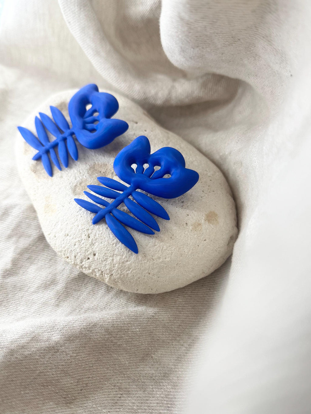 Les boucles bleus Fleur de miette
