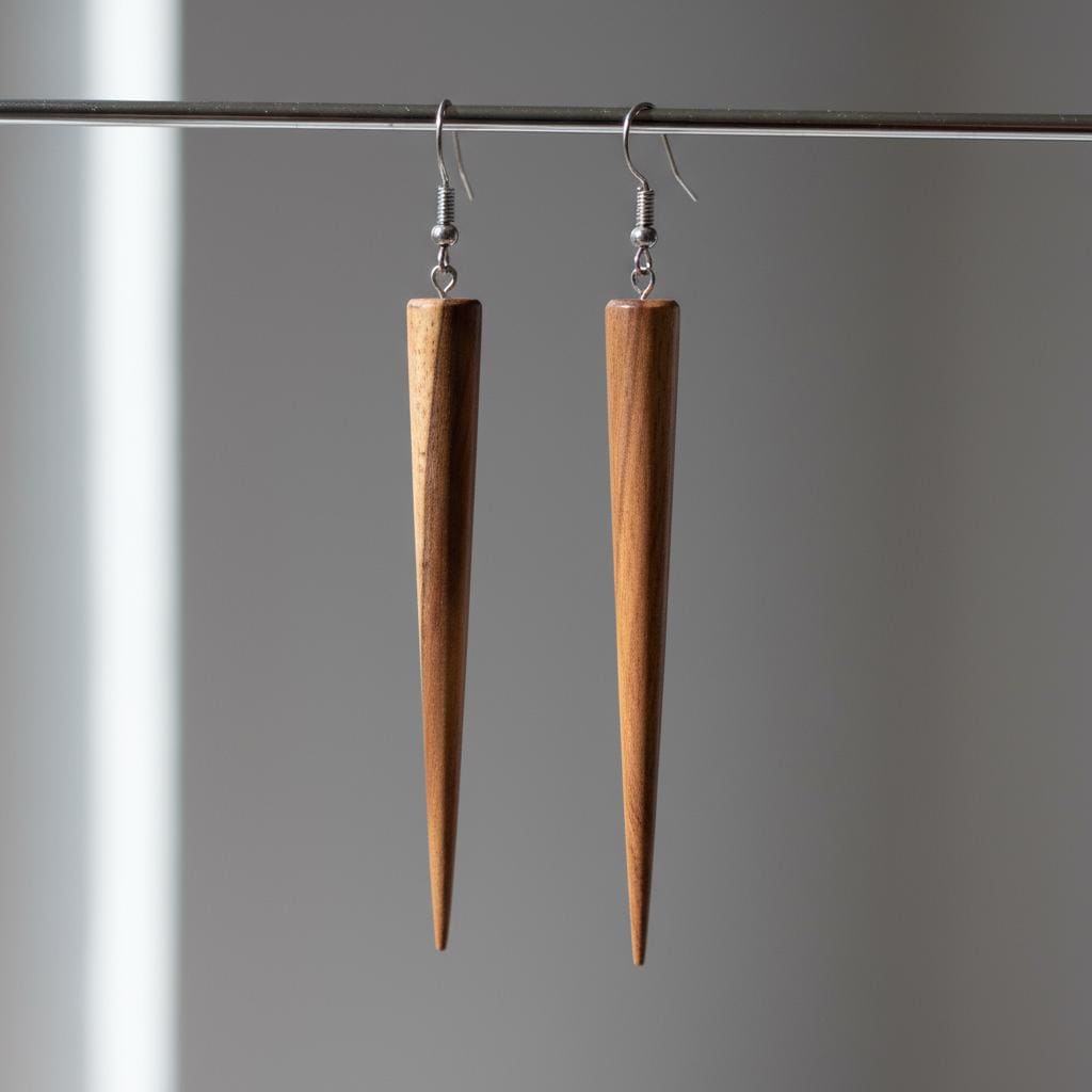 « Stalactites » - handmade PLA bioplastic earrings - Miette jewelry