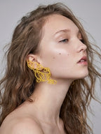 Bijoux d'oreille linéaires  "Bubbles"