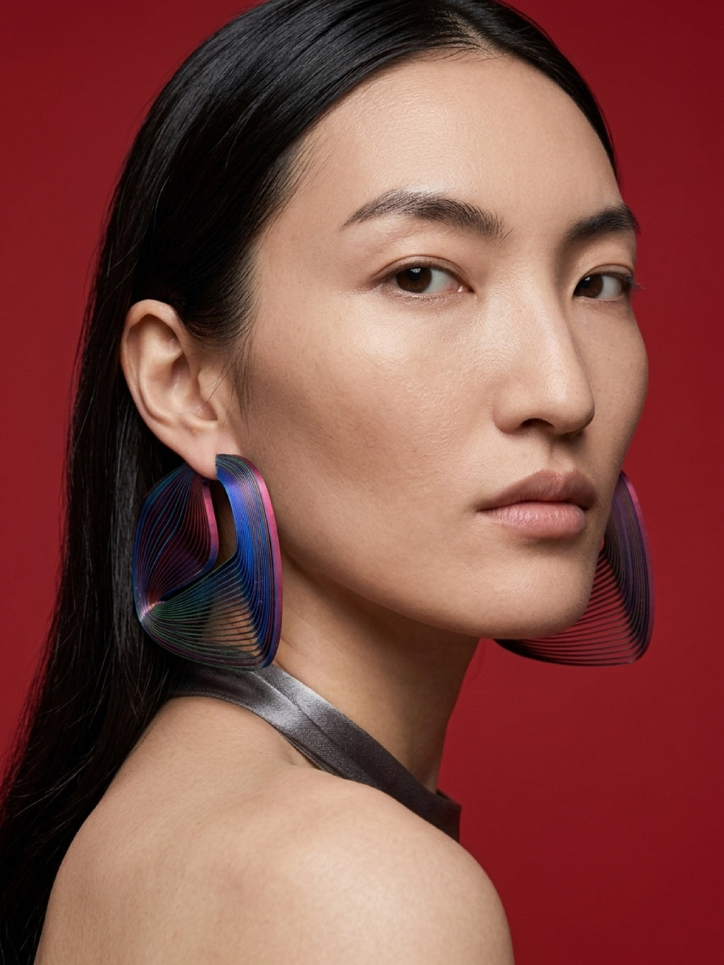 "Circonstances" Hoop Earrings