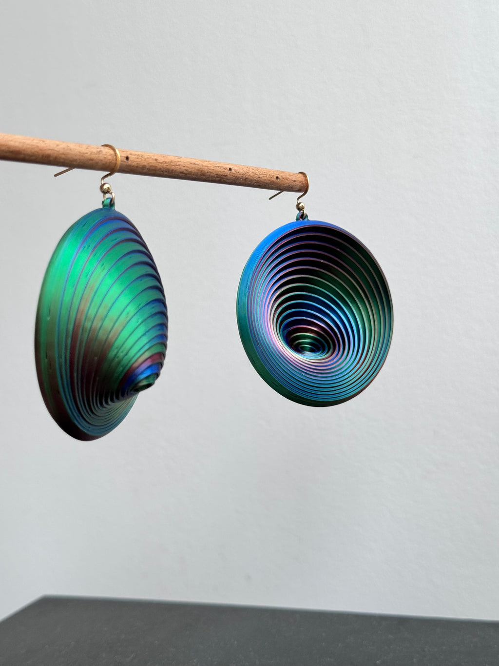 "Telescope" Earrings – Kinetic Mobile Art | Miette