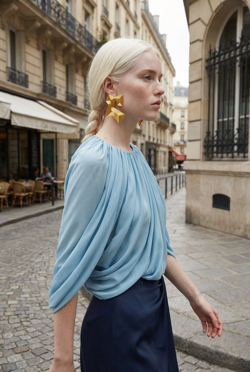 "Course" optical earrings