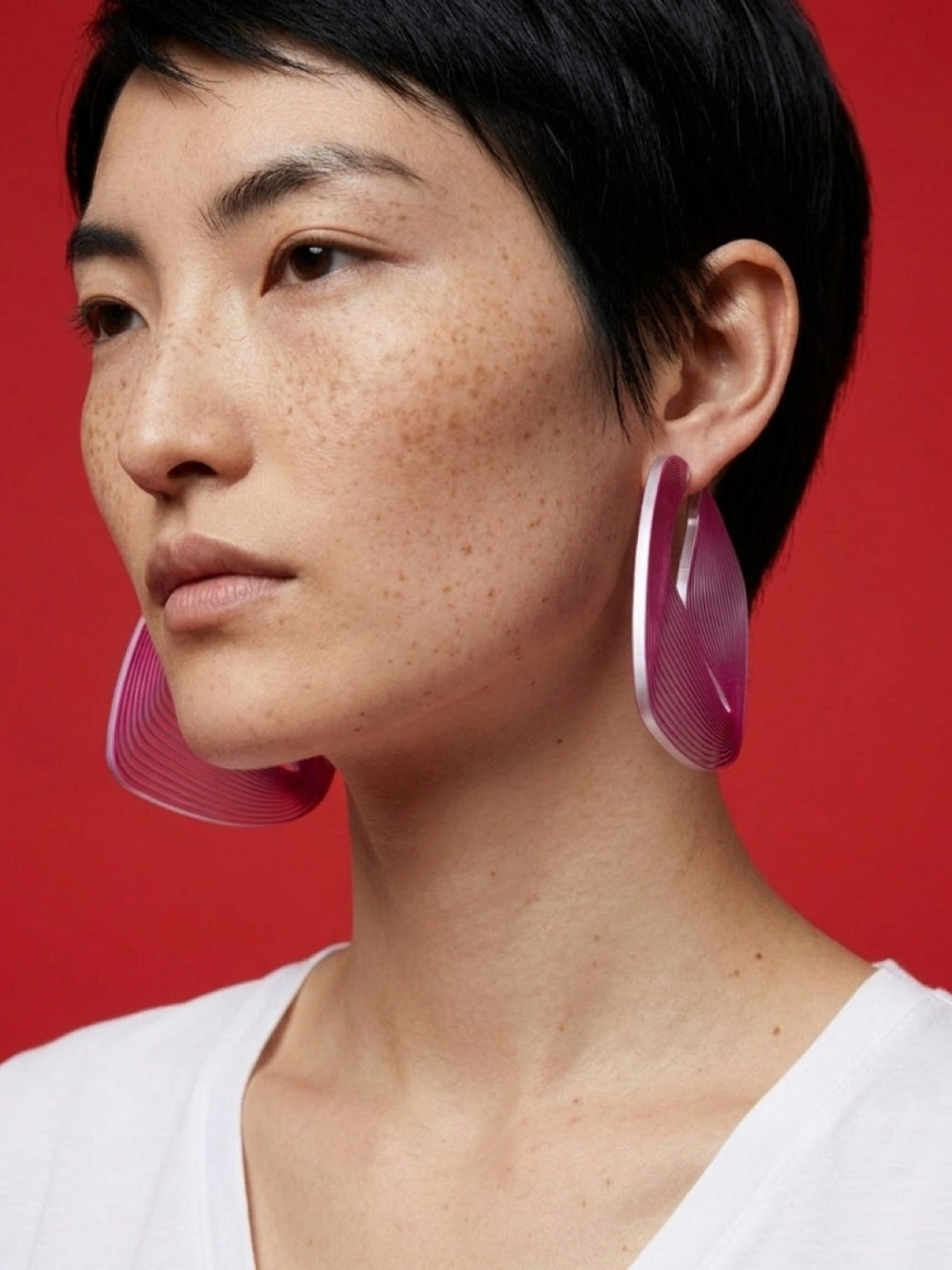 "Circonstances" Hoop Earrings