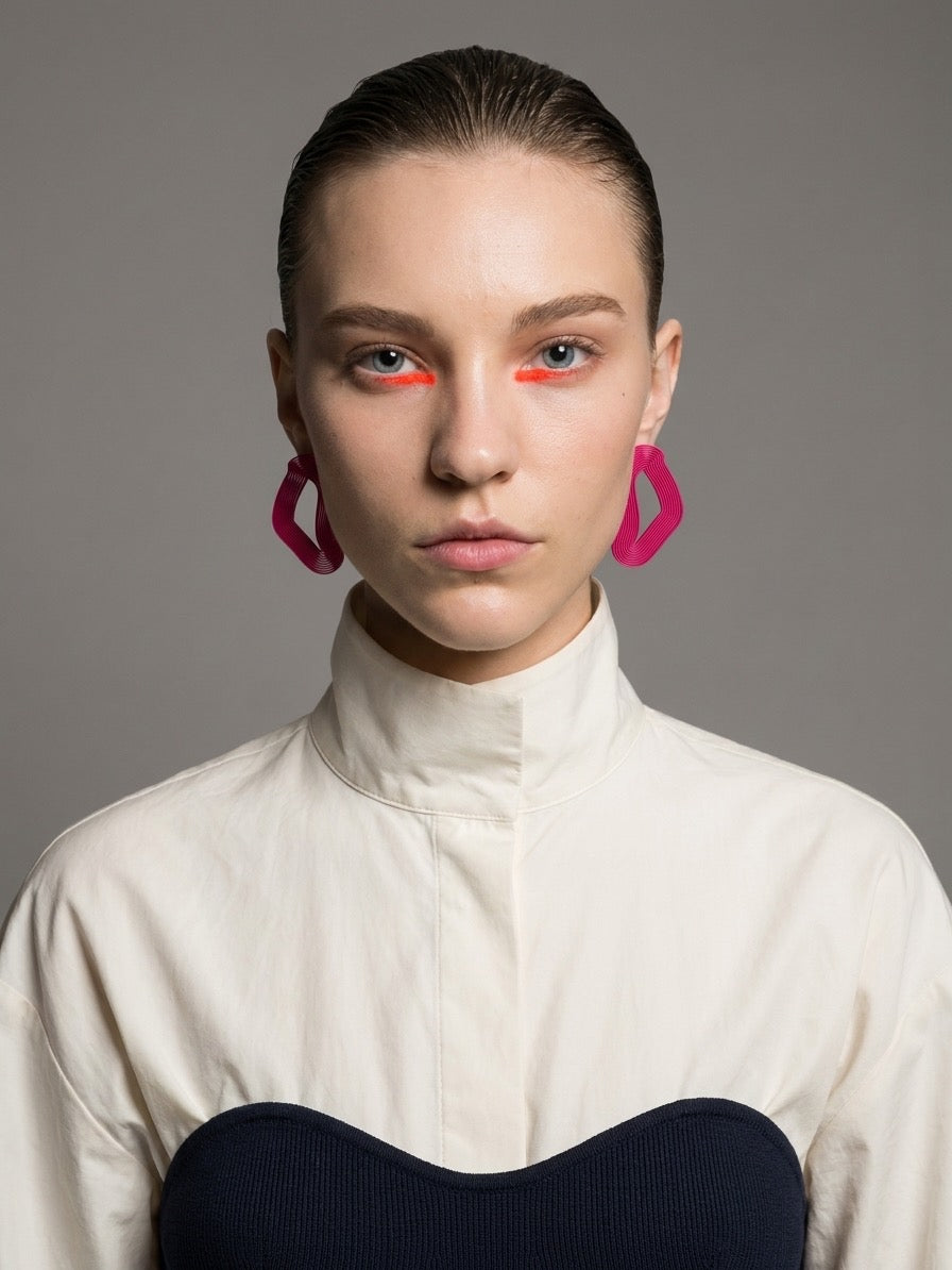 "Linear" Earrings Bauhaus Inspiration