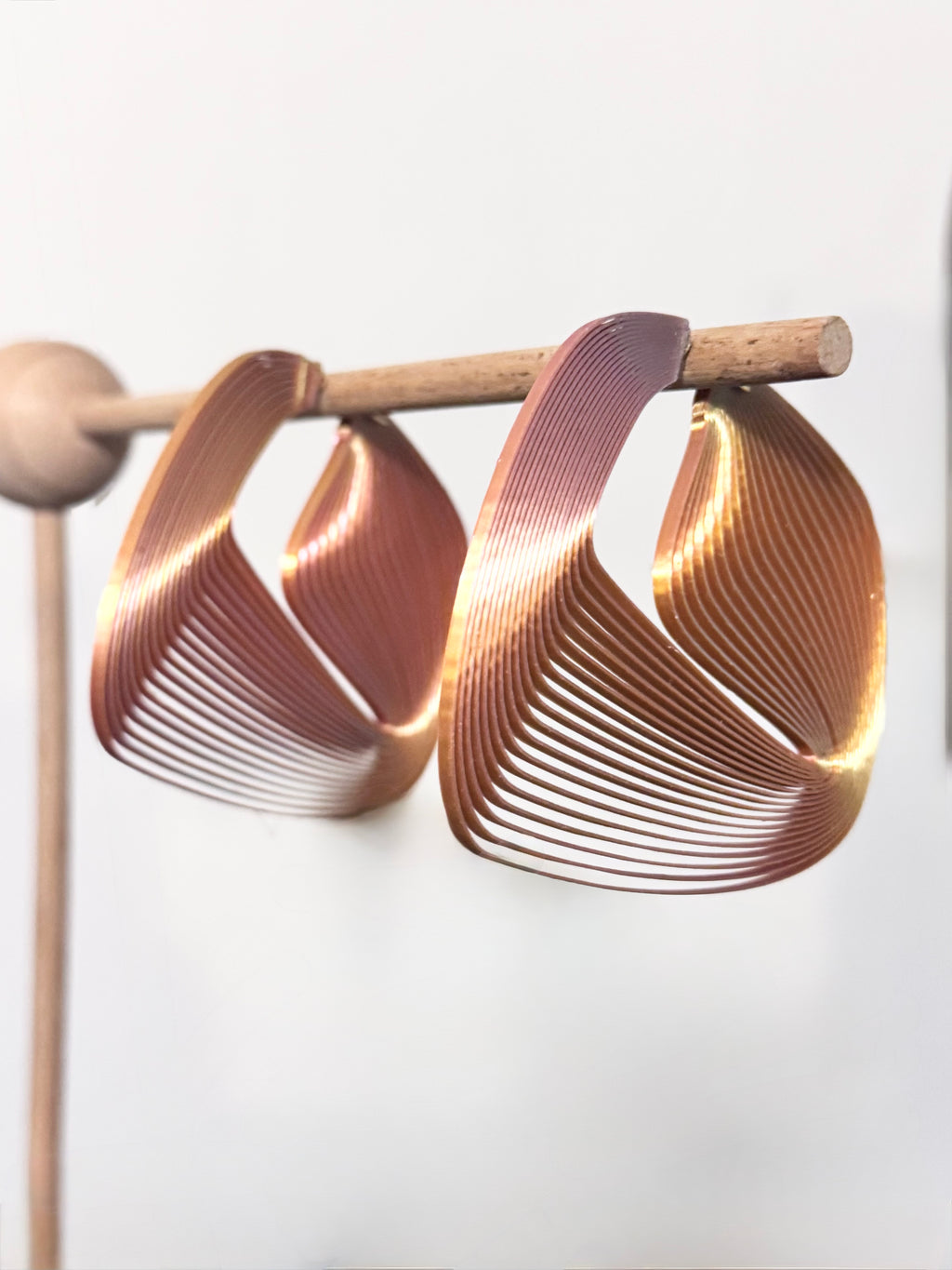 "Circonstances" Hoop Earrings
