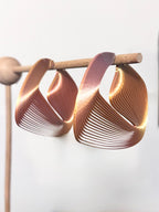 "Circonstances" Hoop Earrings