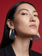 "Circonstances" Hoop Earrings