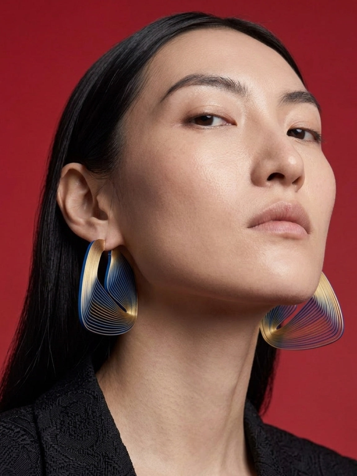 "Circonstances" Hoop Earrings
