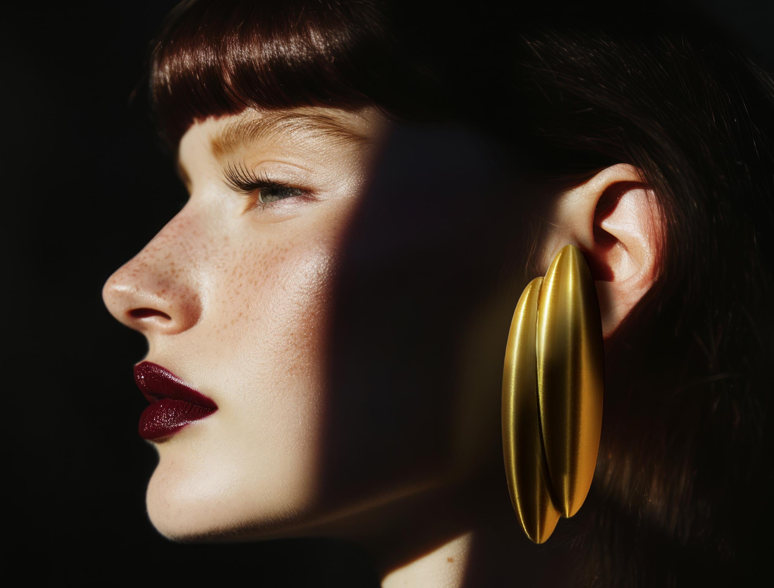 "Les Amis" - handmade PLA bioplastic earrings - Miette jewelry