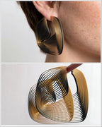 "Circonstances" Hoop Earrings
