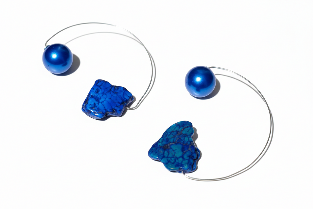 Lapis Lazuli – Turqoises - sustainable bioplastic jewelry - Miette