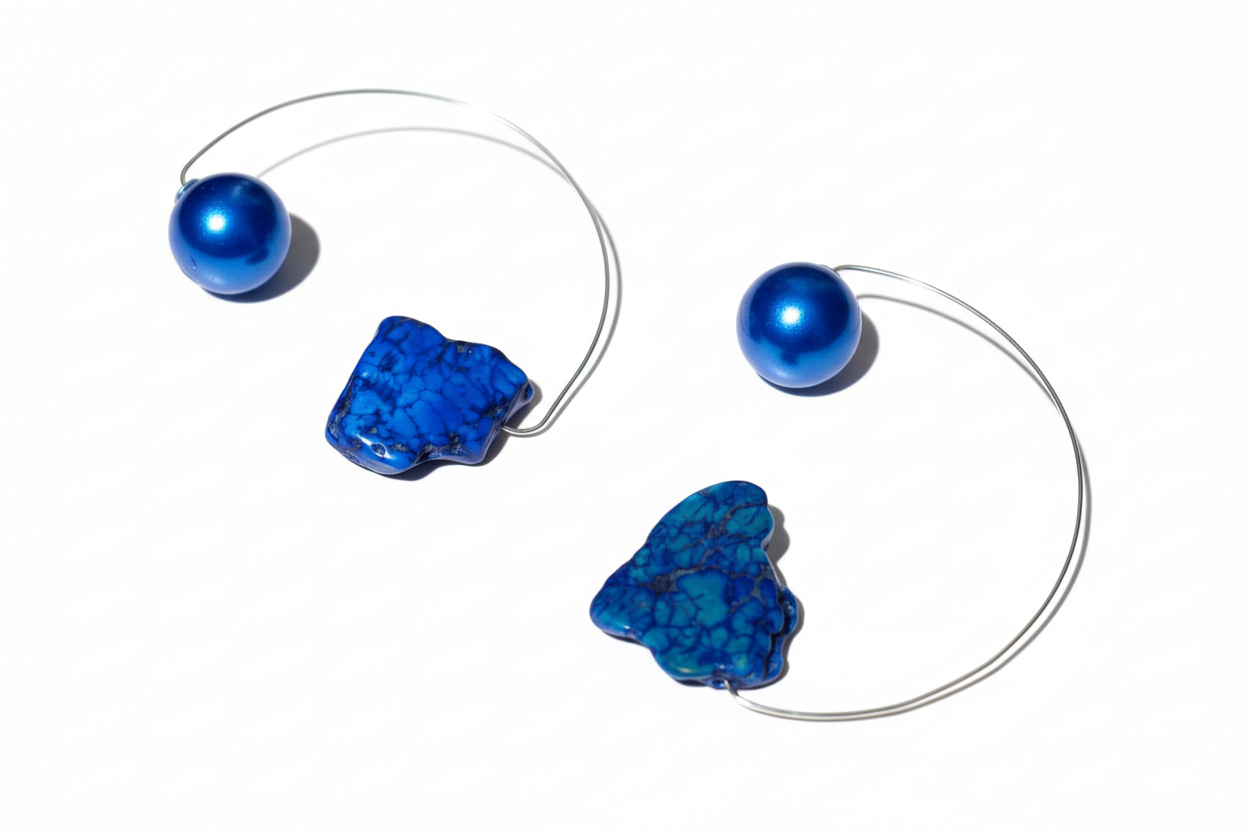 Lapis Lazuli – Turqoises - sustainable bioplastic jewelry - Miette