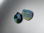 « Symbiose» – Boucles d'oreilles Irisées Graphiques