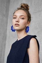 "Clouds" curled earrings