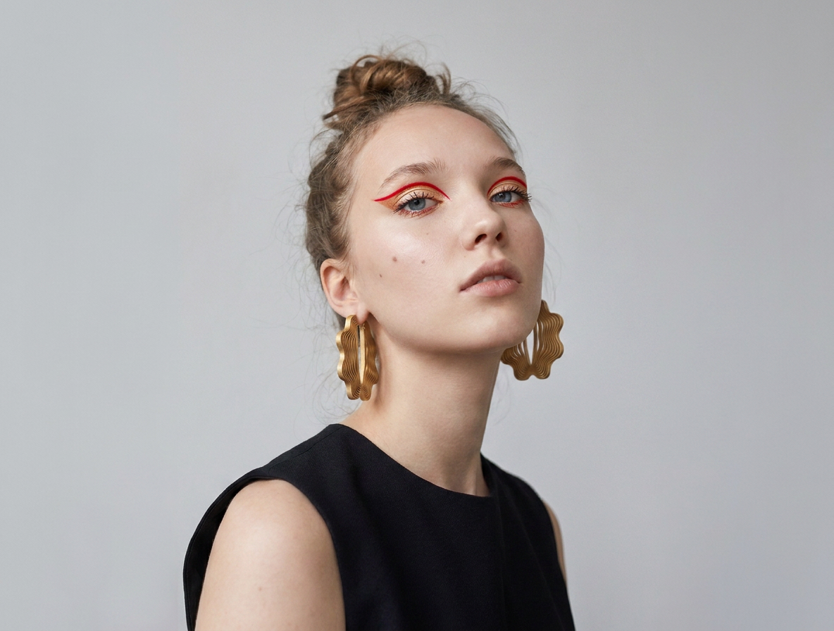 "Clouds" curled earrings