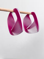 "Circonstances" Hoop Earrings