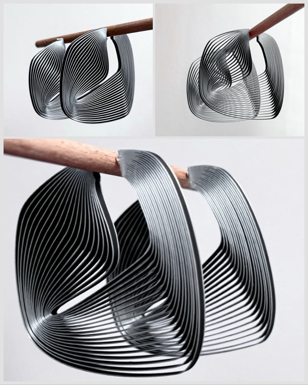 "Circonstances" Hoop Earrings