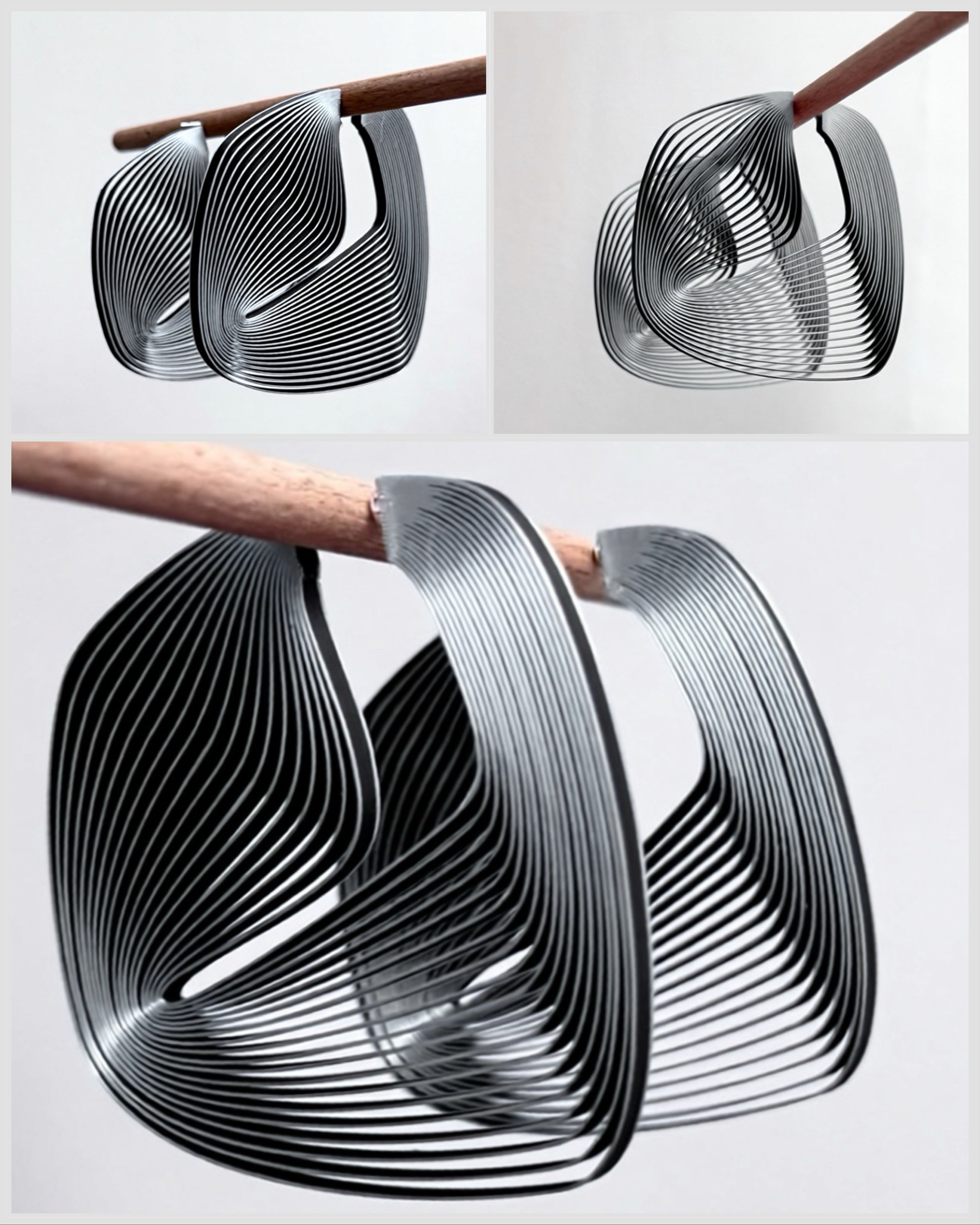 "Circonstances" Hoop Earrings