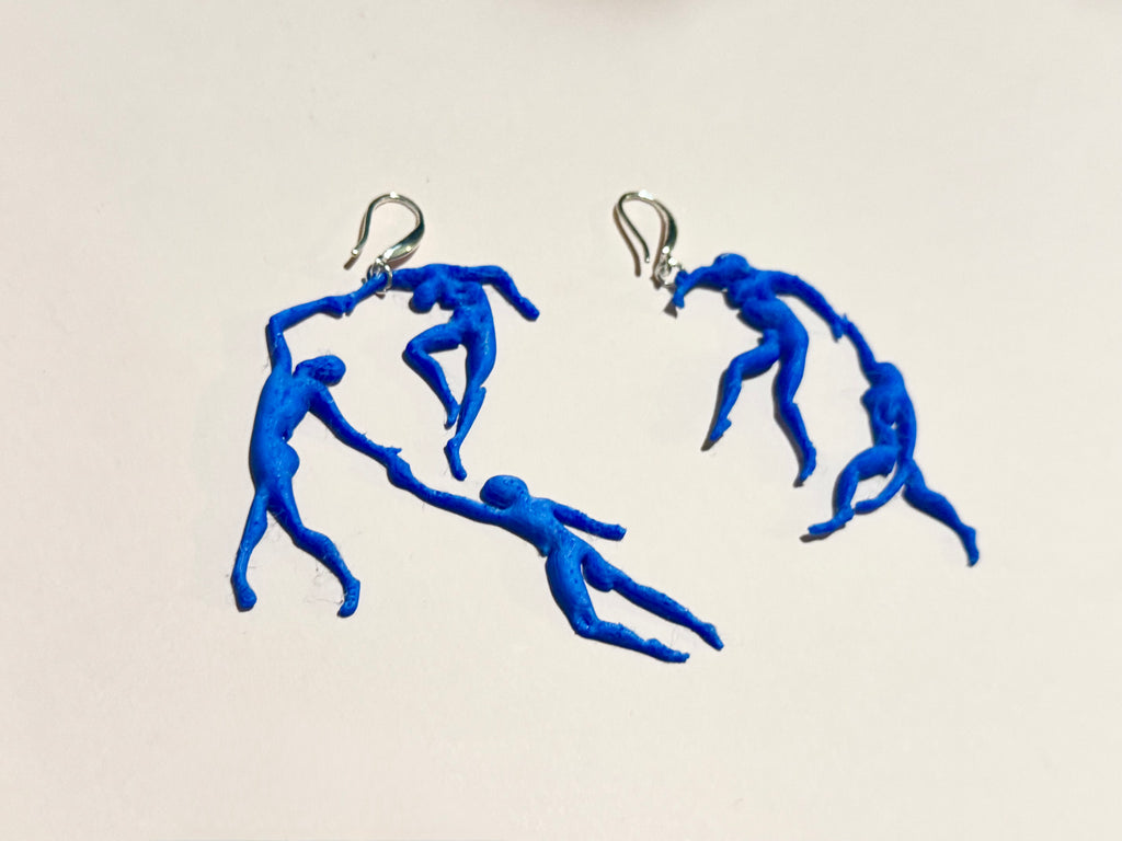 Matisse series earrings "The Dance"