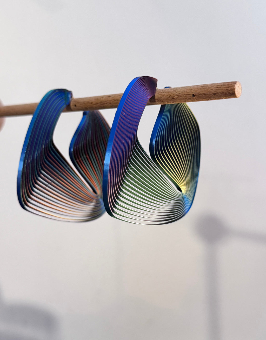 "Circonstances" Hoop Earrings
