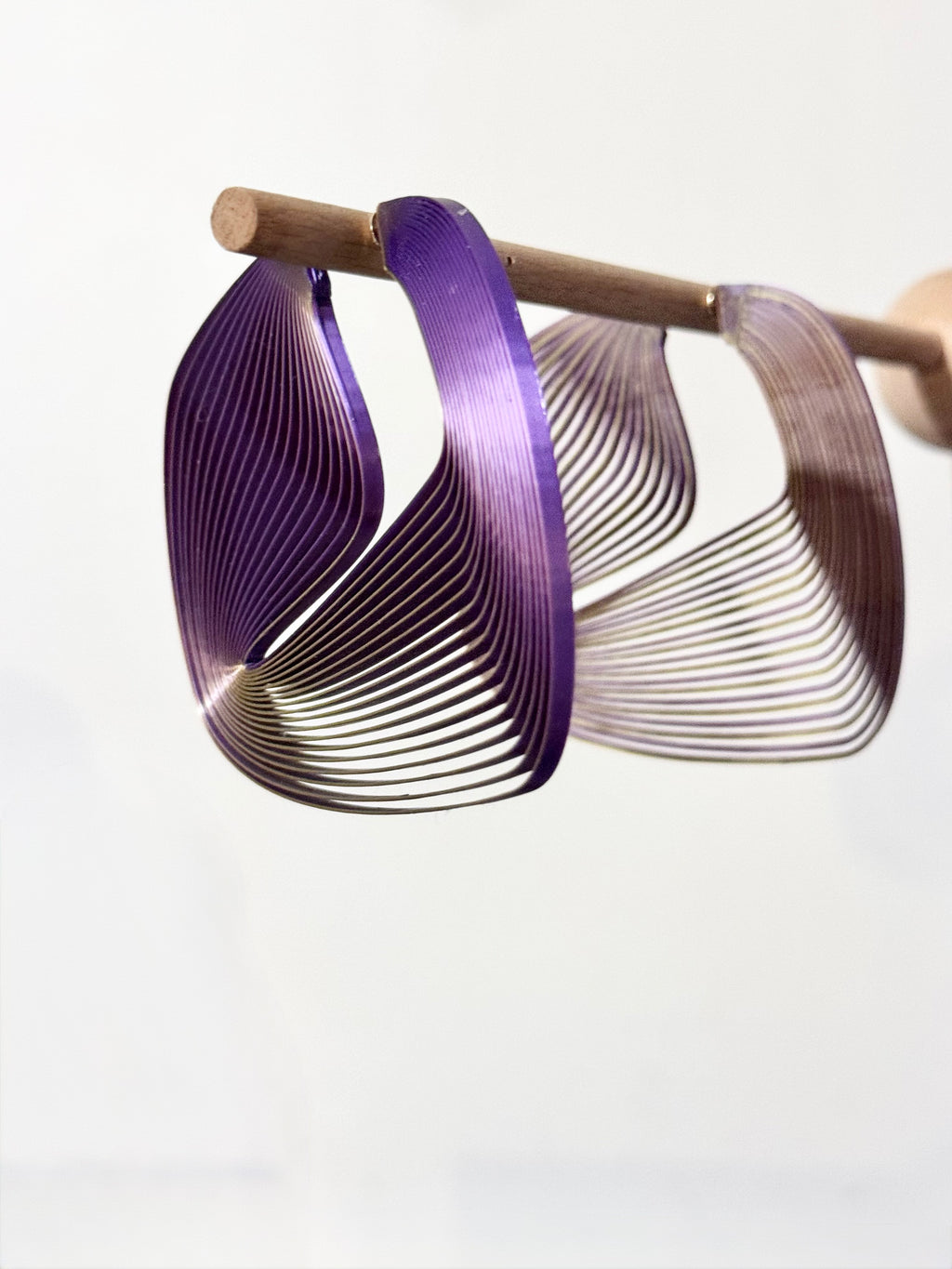 "Circonstances" Hoop Earrings