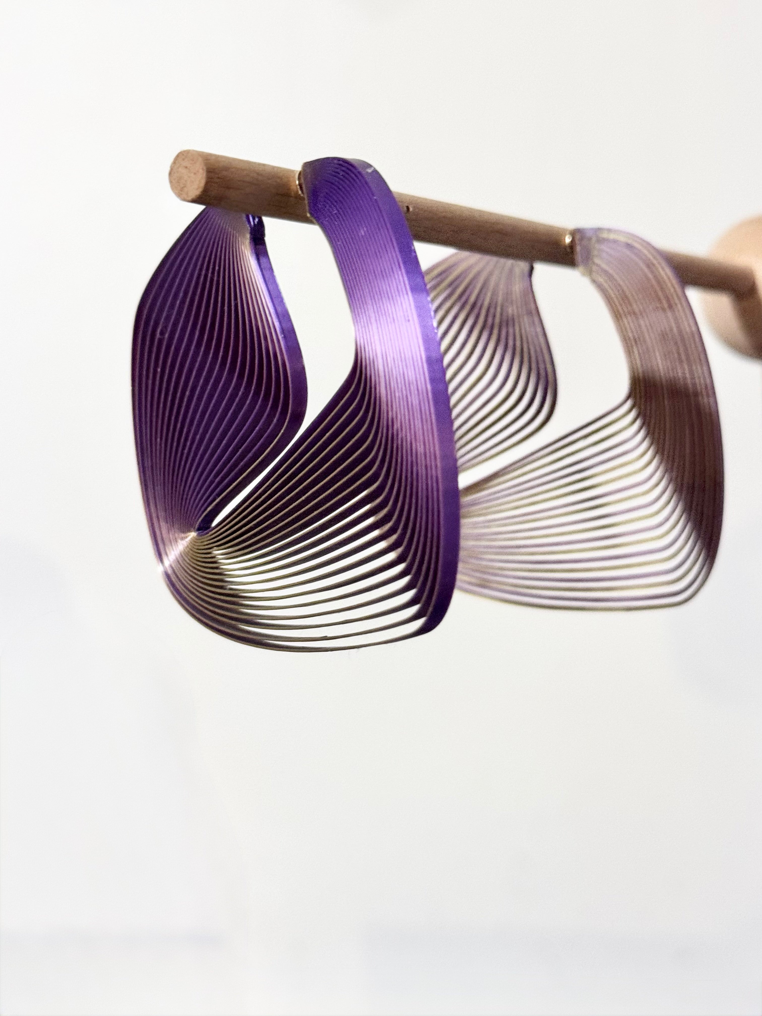 "Circonstances" Hoop Earrings