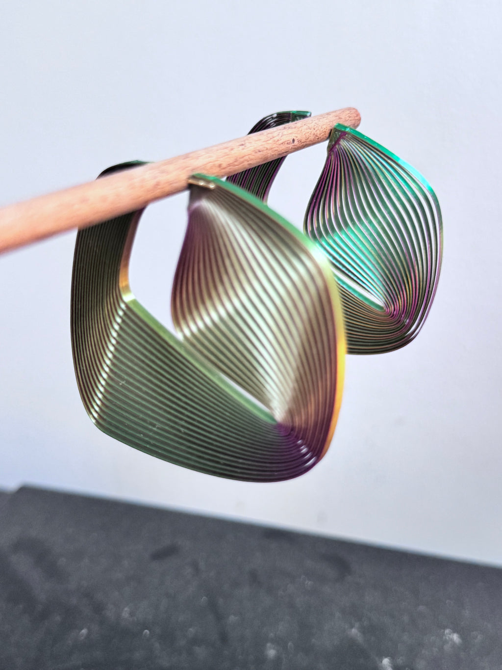 "Circonstances" Hoop Earrings