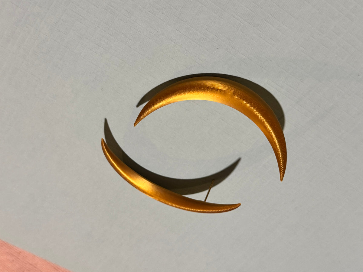 Boucles d’oreilles « La Lune »