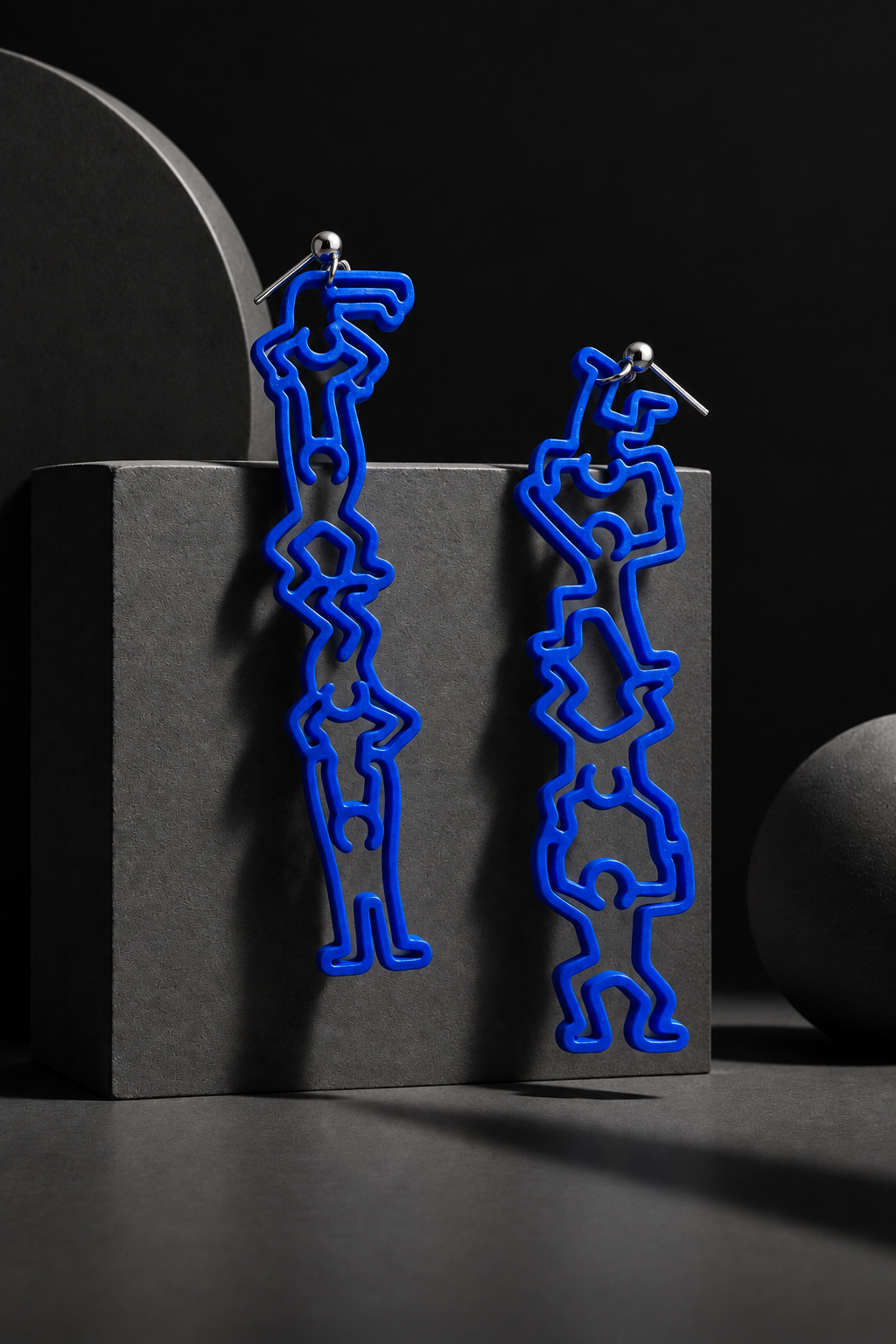 Haring « Acrobates » asymétriques