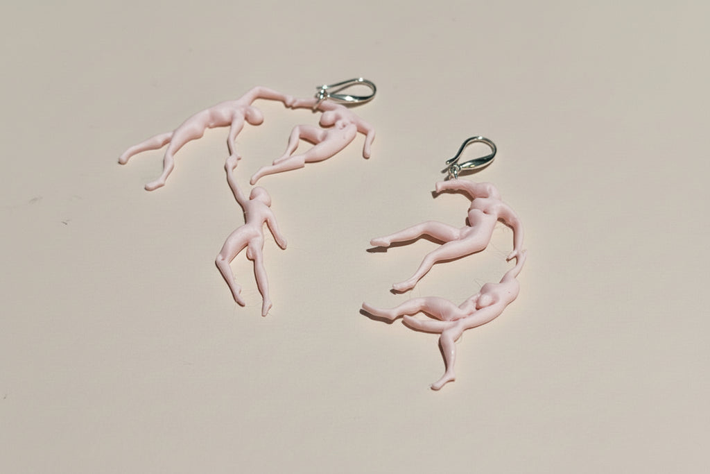 Matisse series earrings "The Dance"