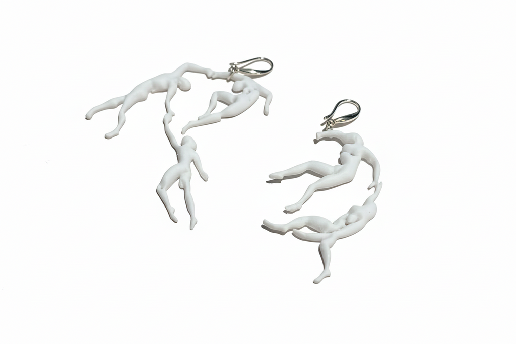 Matisse series earrings "The Dance"