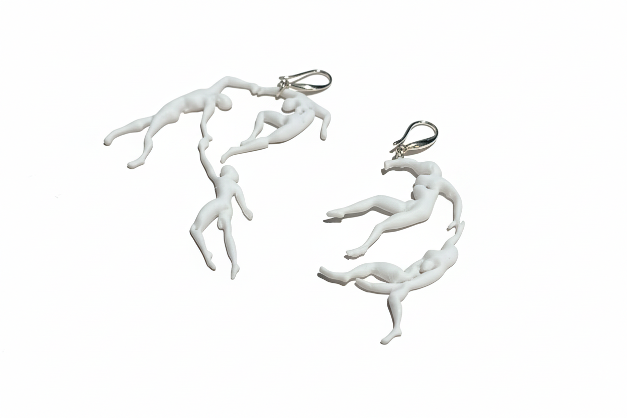 Pendientes de la serie Matisse "La Danza"