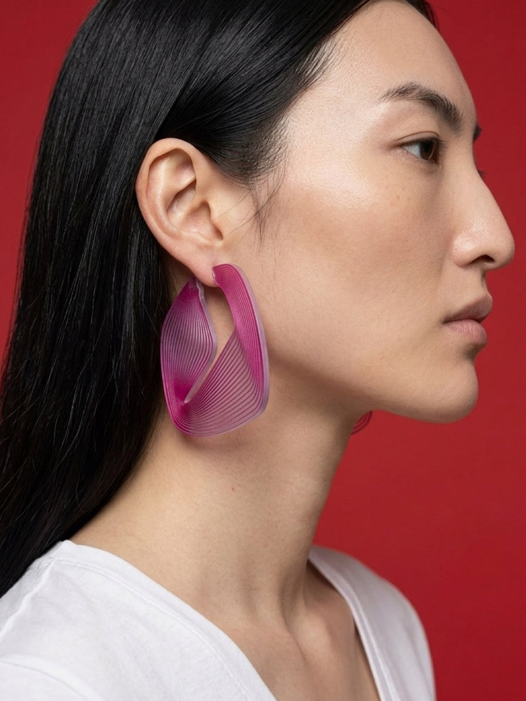 "Circonstances" Hoop Earrings