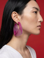 "Circonstances" Hoop Earrings