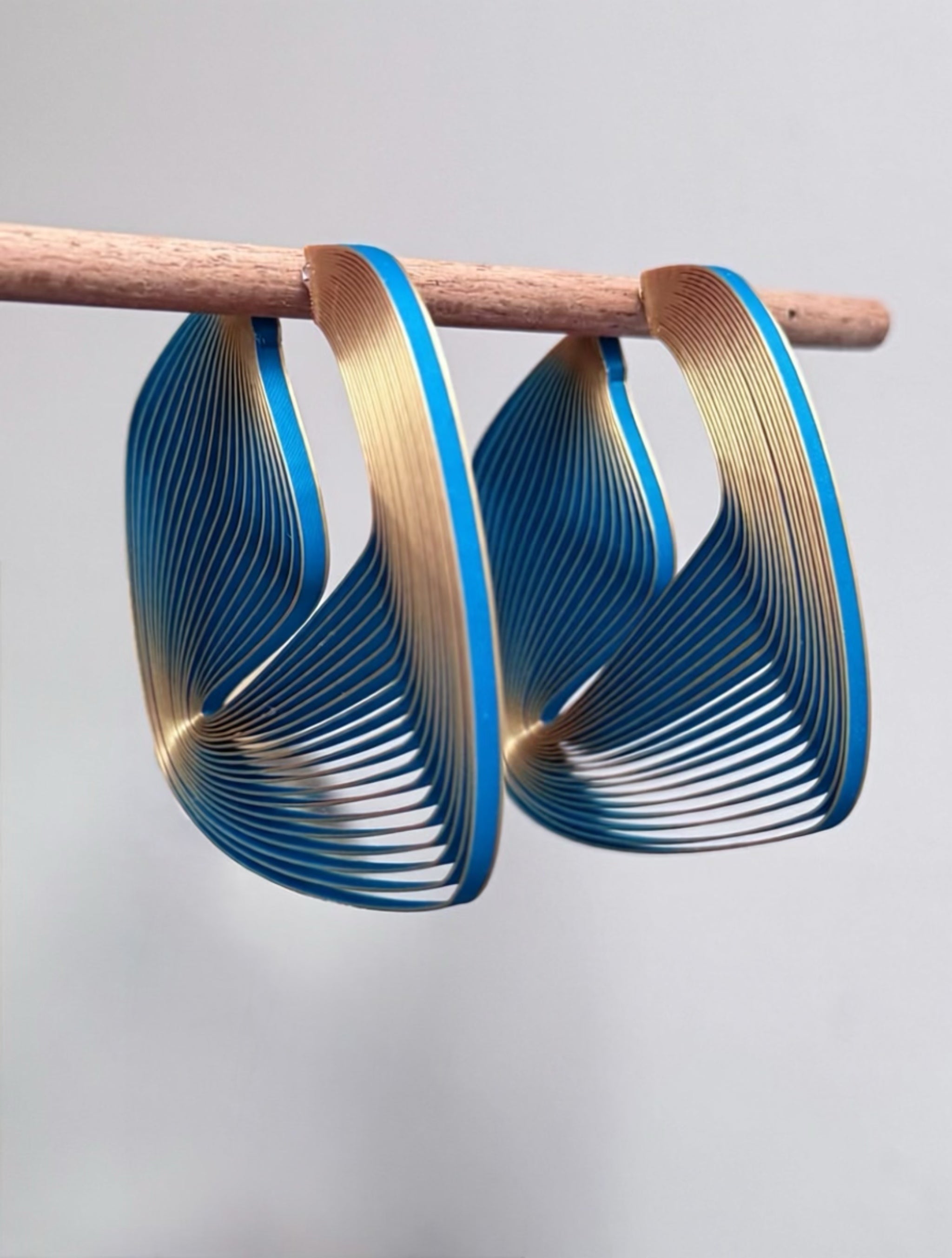 "Circonstances" Hoop Earrings