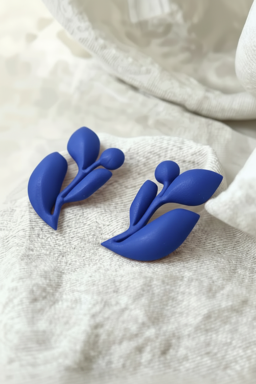 "Peony" Matisse Series Earrings