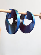Boucles d'oreilles créoles « Écho»