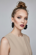 "Clouds" curled earrings