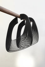 Black earrings very light hoop earrings graphic uniques