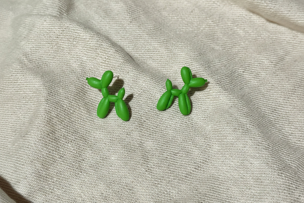 Boucles d'oreilles « Le chien »