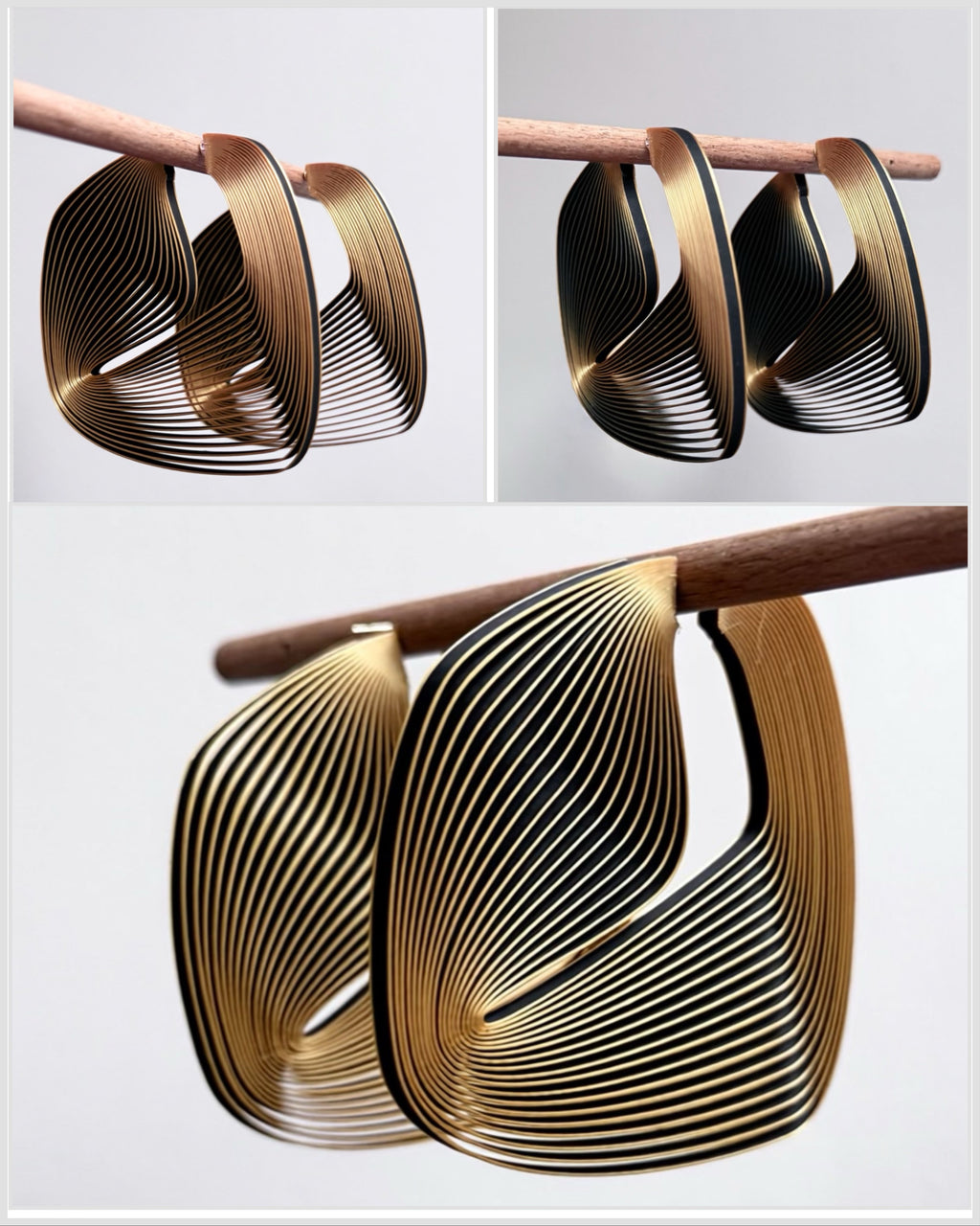 "Circonstances" Hoop Earrings