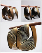 "Circonstances" Hoop Earrings