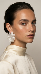 "Clouds" curled earrings