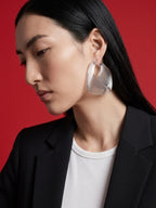 "Circonstances" Hoop Earrings