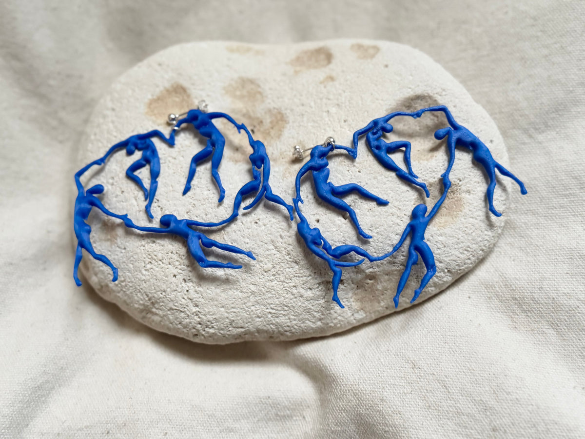 Matisse series earrings "The Dance"