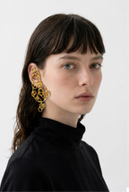 Bijoux d'oreille linéaires  "Bubbles"