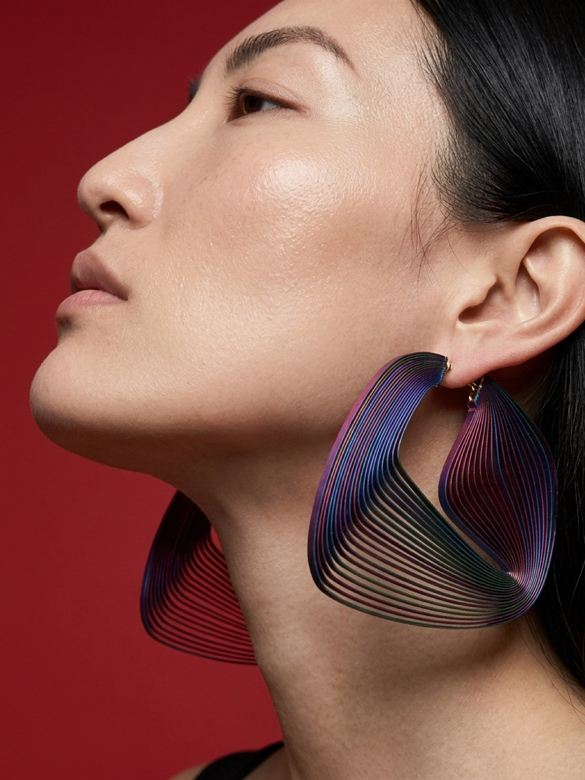 "Circonstances" Hoop Earrings